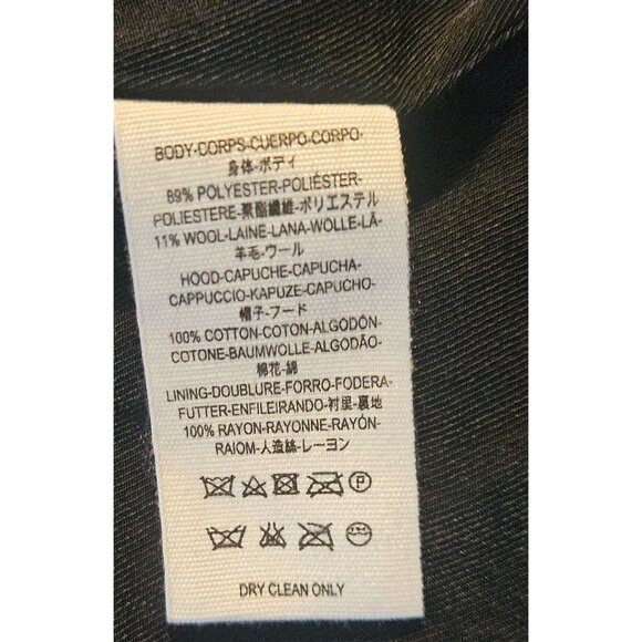 Free People Women’s Tweed Hoodie Jacket Gray S – Layered Cozy Indie Aesthetic - Picture 9 of 11